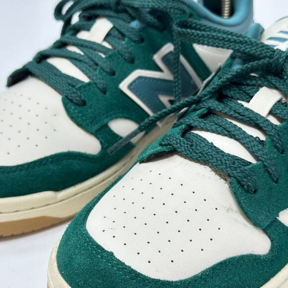 New Balance 480 Shoes Mens 6.5 (W 8) Marsh Green Gum BB480LPA Low Top Retro - Picture 16 of 16